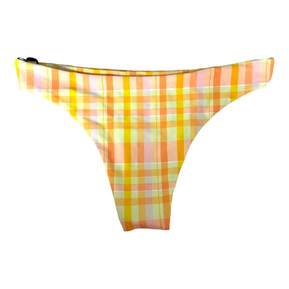 Skatie Dylan Suva Plaid Swim Bikini Bottoms Size Large NEW with Tags - Picture 3 of 8
